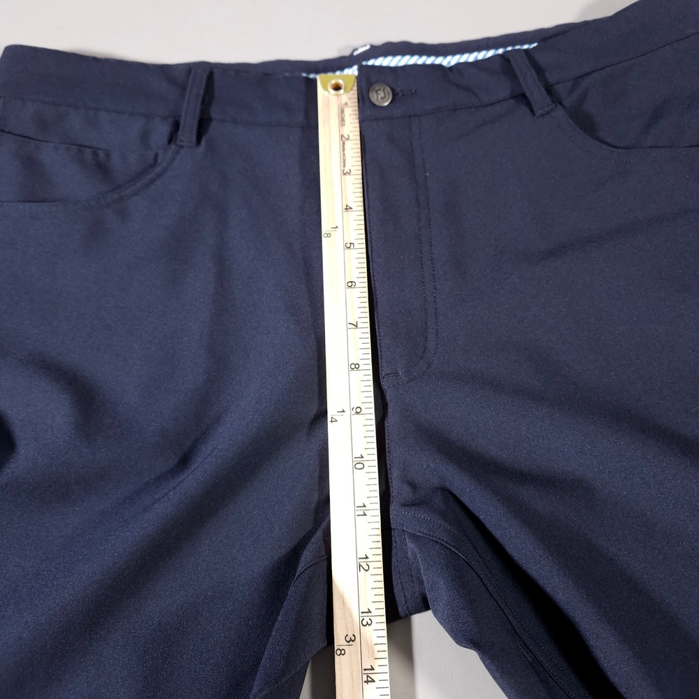 FootJoy Golf Pants Mens 38x32 Navy Blue Athletic Fit Performance Trousers - Picture 6 of 8